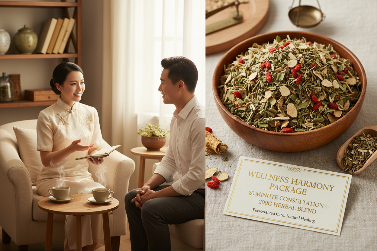 20 Minute Consult and 200g Herbs Package